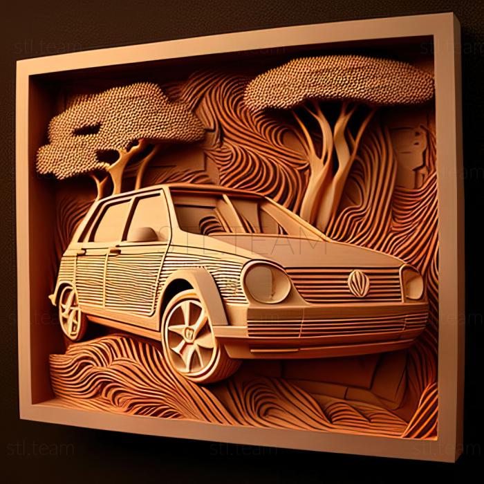 3D model Volkswagen Golf (STL)